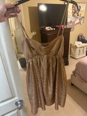 Show Me Your Mumu Best Bow Mini Dress in Silver Confetti